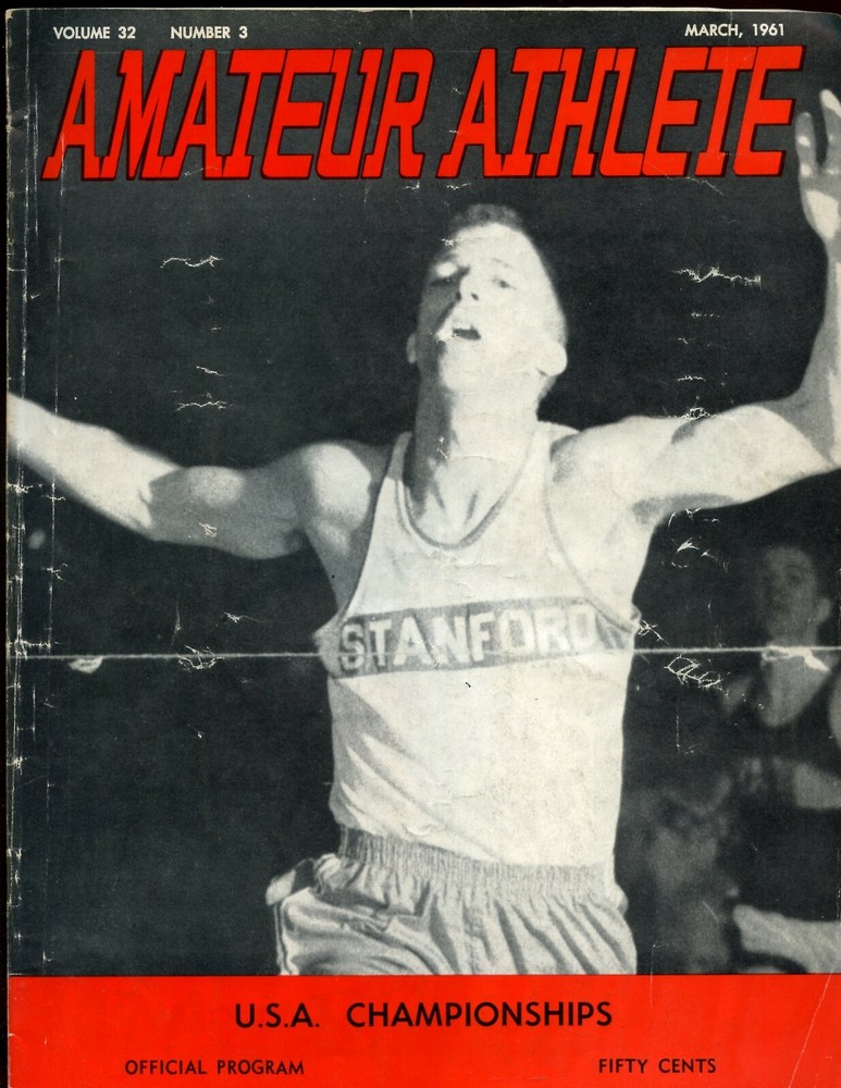 Feb 25 1961 USA Track & FIeld Championship Program at MSG VG