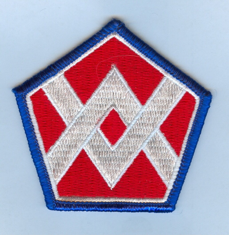 NEW ISSUE SSI: 55th Sustainment Brigade (BLUE BORDER VARIATION)