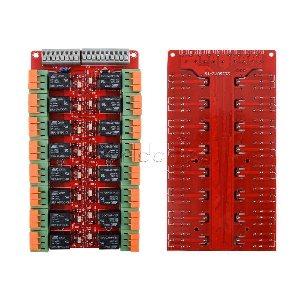 5V 20A Relay Control Module High and Low Voltage Triggering 1-2-4-8-16 Channel