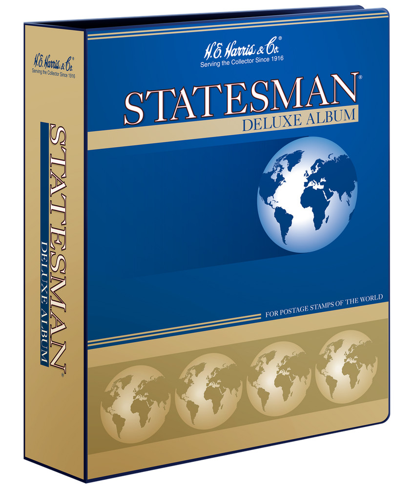 H.E. Harris Statesman Deluxe Worldwide 3" Binder