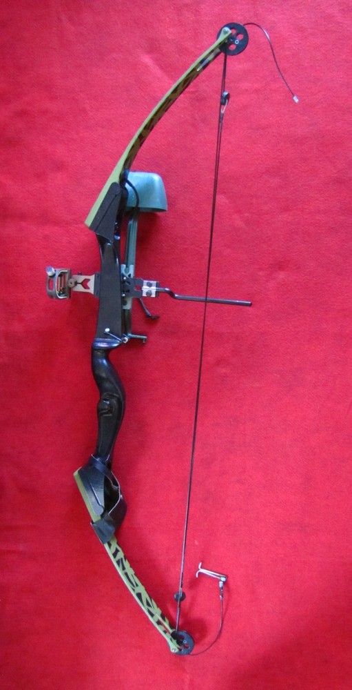T Star Compound Bow Camo 50" OAL TruGlo Sight, Needs Bowstring