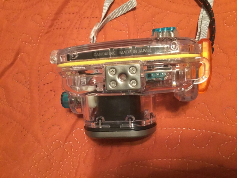 CANON Clear WP-DC38 40m/130ft Waterproof Case With Strap, Excellent Condition