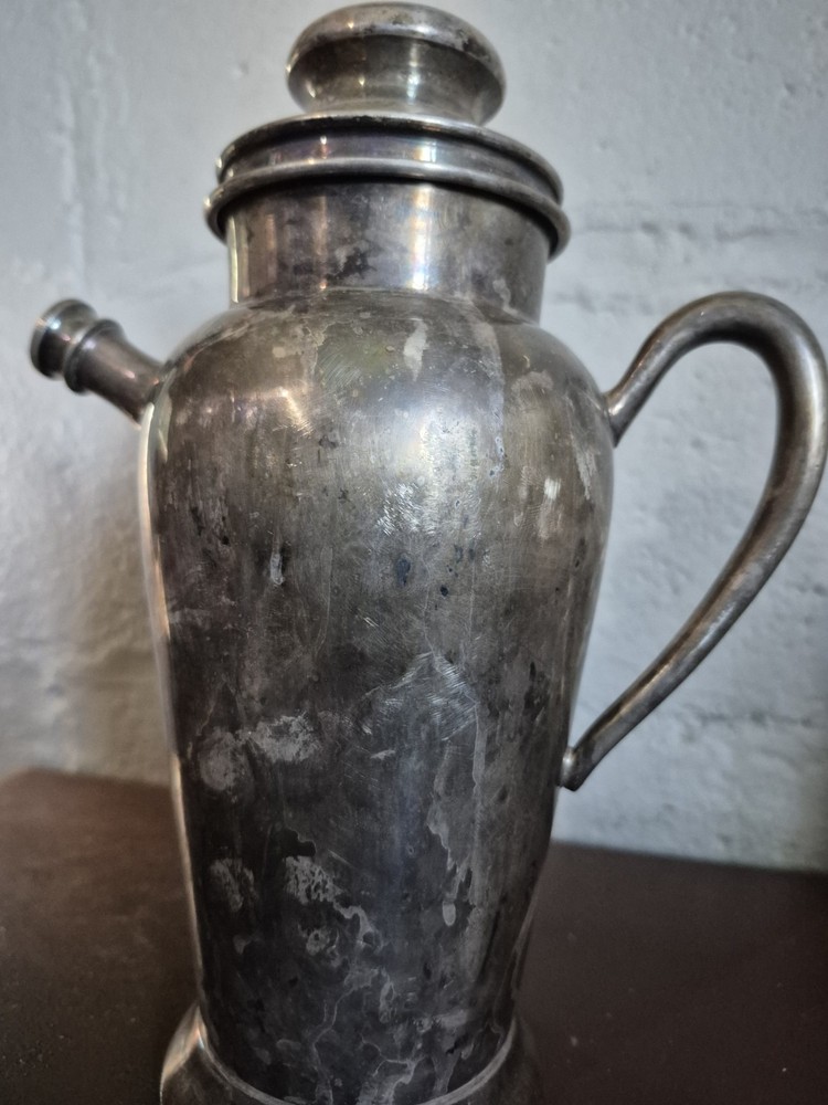 Vintage Academy Silver on Copper cocktail Pitcher #106
