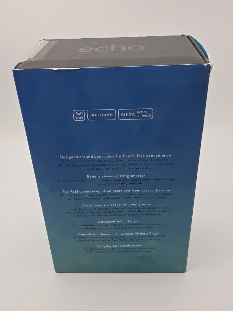 Amazon Echo 1st Generation Smart Assistant - Black - New Sealed Box - NIB