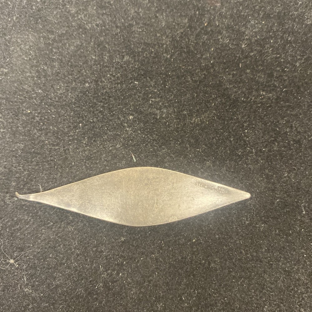 Antique Sterling Tatting Shuttle Lace Tool