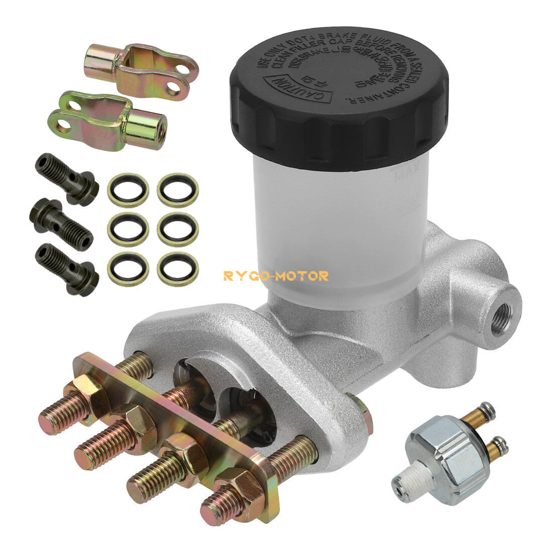 M MATI Hydraulic Go Kart Brake Master Cylinder for 90cc - 250cc Go Kart Buggy