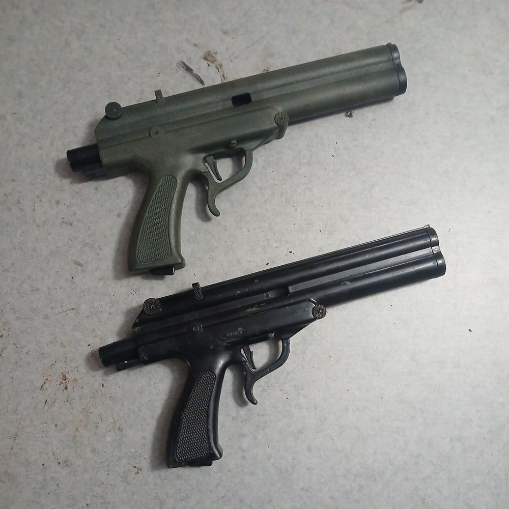 Two Splatmaster Paintball Pistols