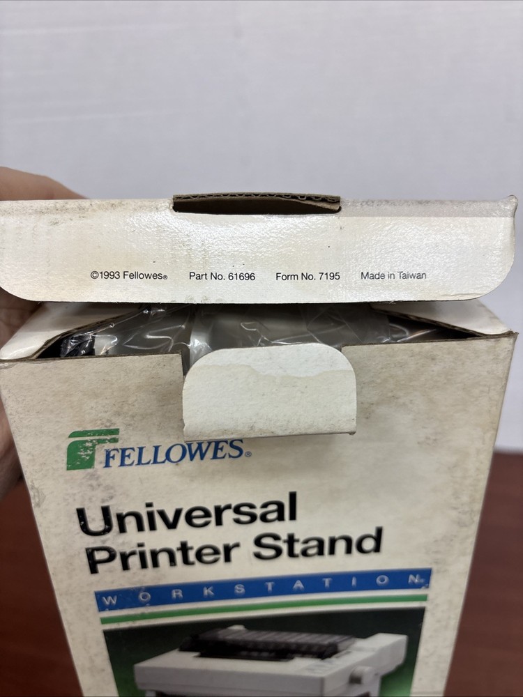 Fellowes Printer Adjustable Stand 2pc Gray 24002 ***New