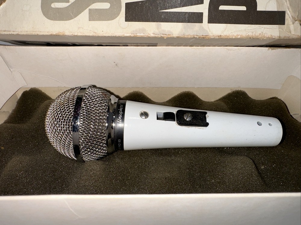 Vintage Shure Unisphere B - Model PRO 85 Dynamic Microphone - Untested