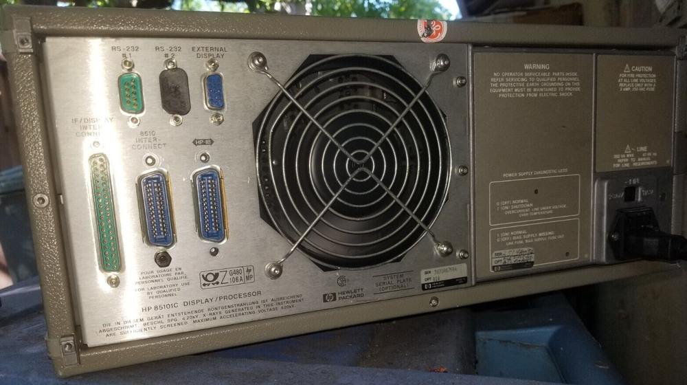 HP85101C Display/Processor for HP 8510C Vector Network Analyzer (VNA)