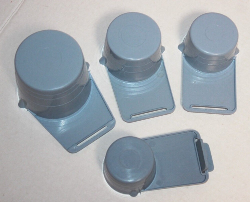 Blue Plastic Nesting Measuring Cup Set Of 4
