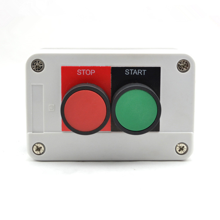 AC/DC Start /Stop Button Switch Box Control Box Button With Waterproof Connector