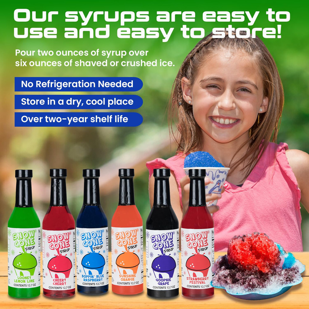 12.7Oz Snow Cone Syrups (12 Pack)