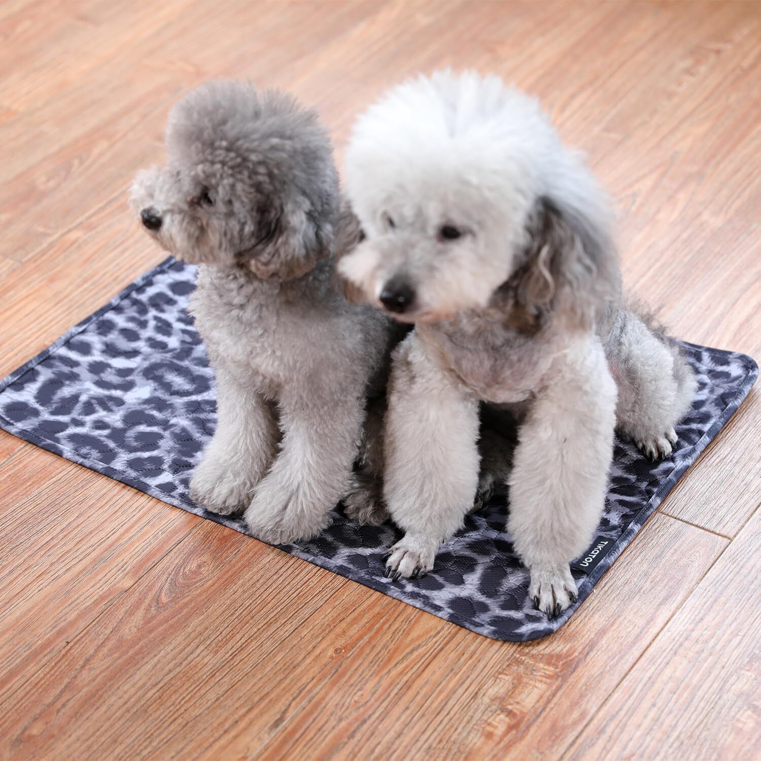 Tikaton Washable Pee Pads for Dogs 2 Pack Reusable Puppy Pads Non-Slip 18"x 24"