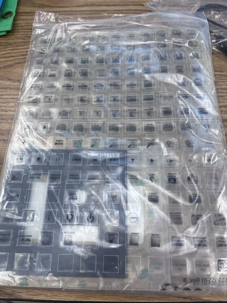 Extron Keypad Replacement Labels Projector AV IP Plus Medialink Controller MLC
