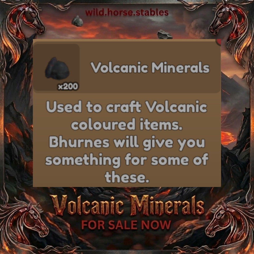 🌋 Wild Horse Islands - Volcanic Minerals Bundle 🌋