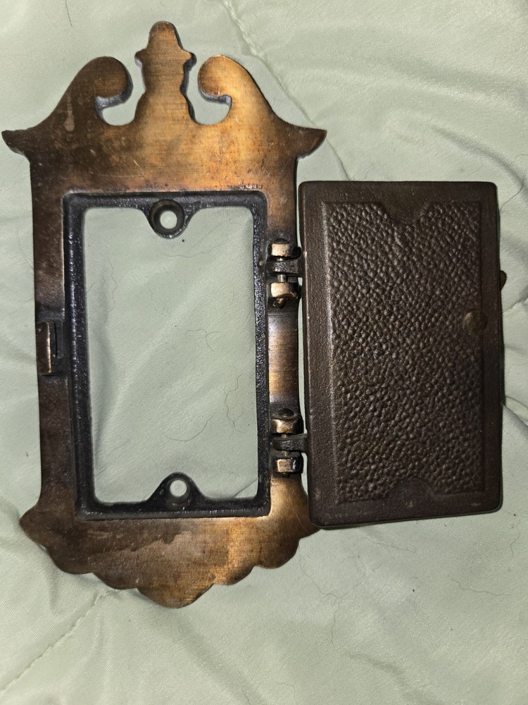 Antique Solid Brass Door Knocker Speak Easy Take A Look