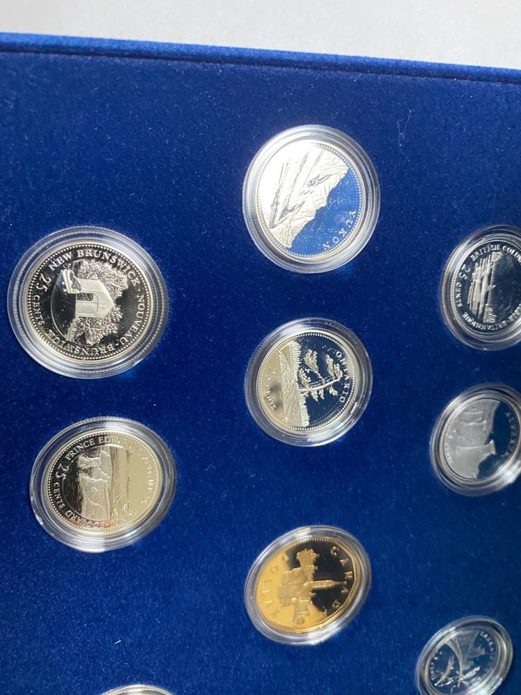 CANADA 13 coin SILVER set 1992 PROOF