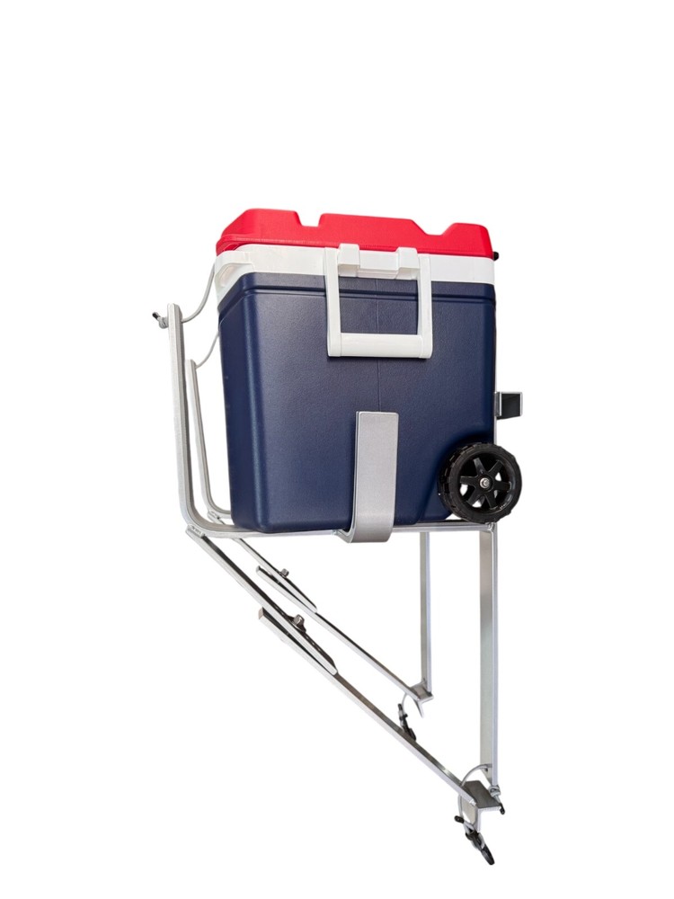 Pontoon Boat 18 Super Cooler Solution with Storage Rack