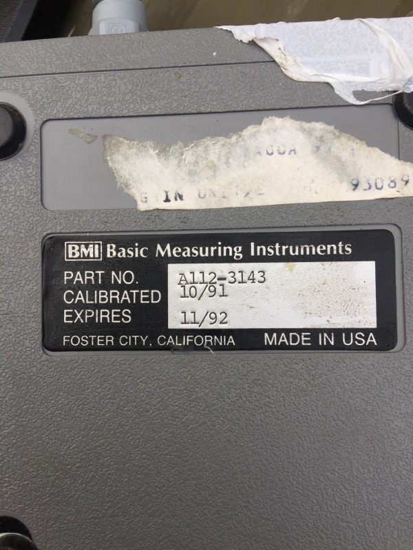 BMI PROBE A-112 600 AMPS MAX *SOLD AS IS UNTESTED*