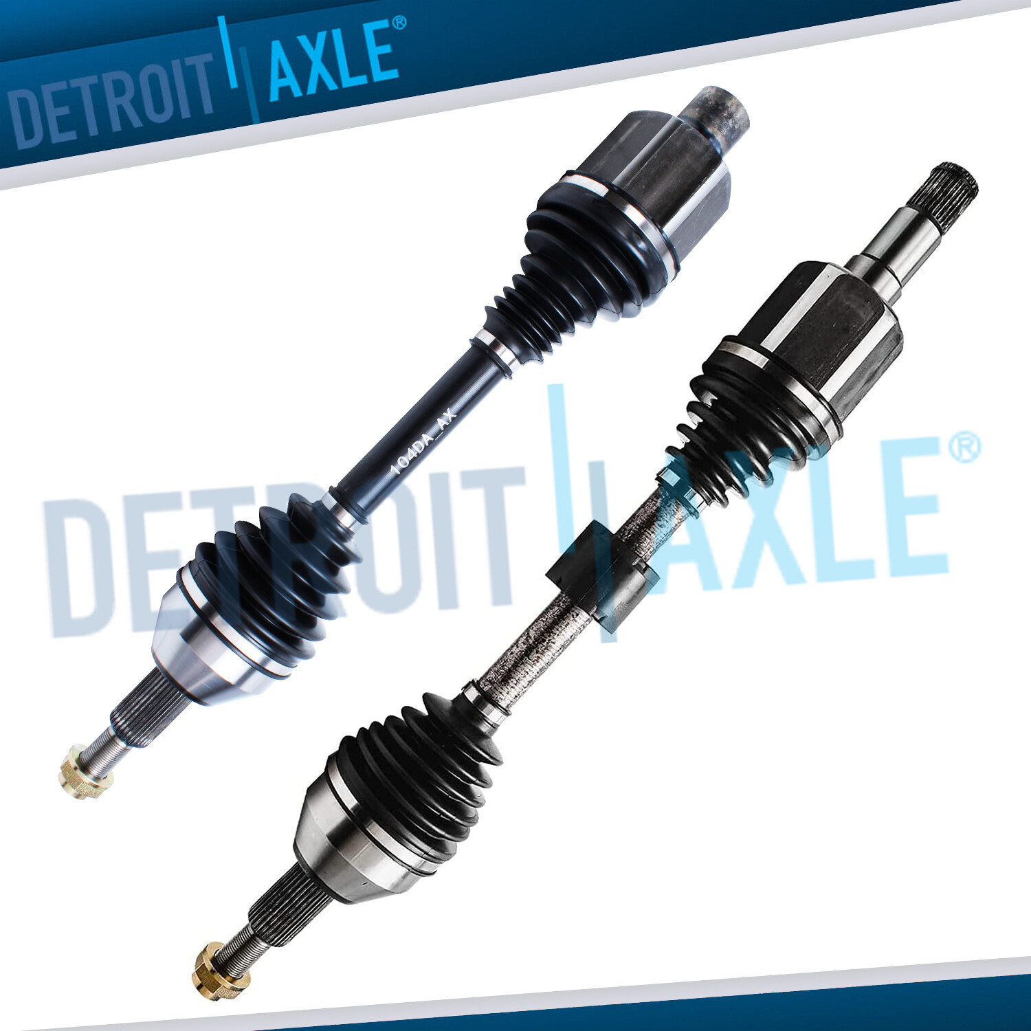 2pc Front CV Axle Shaft Assembly for Town & Country Dodge Grand Caravan Ram C/V