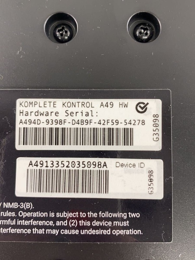 NATIVE INSTRUMENTS Synthesizer A49 Used