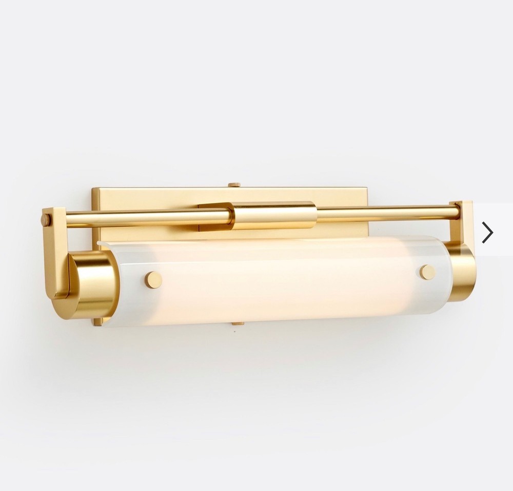 Rejuvenation Wall Lamp Aged Brass