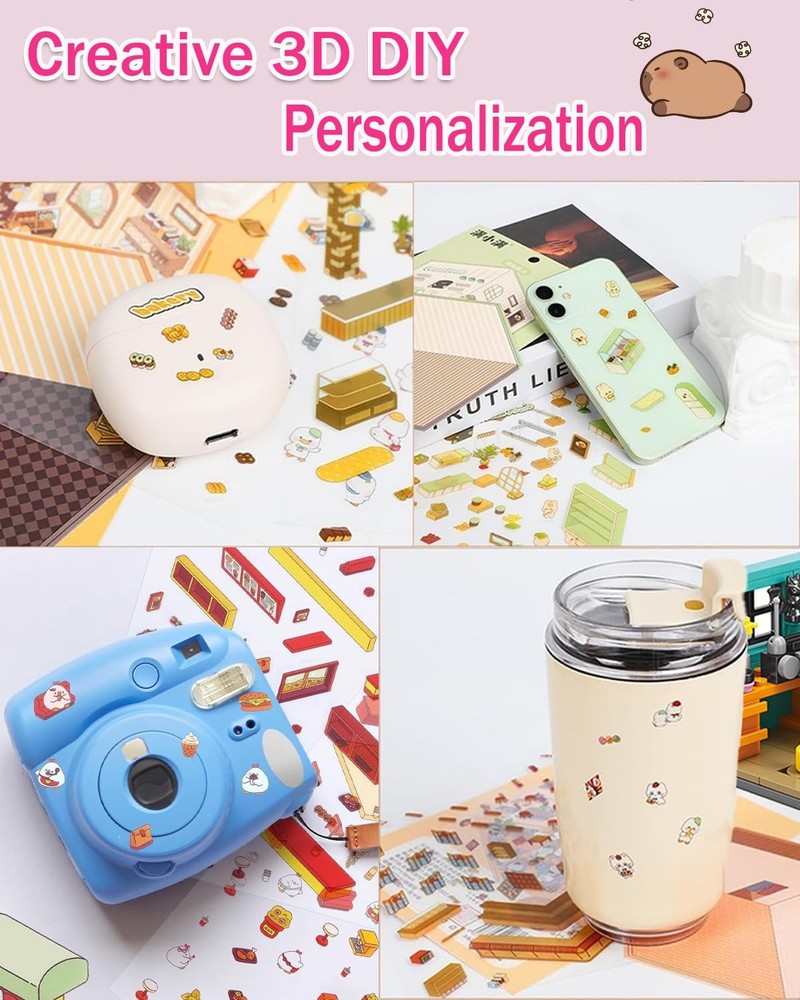20 Sets DIY 3D Sticker Scene, Therapy Scenes A1-book-20sets