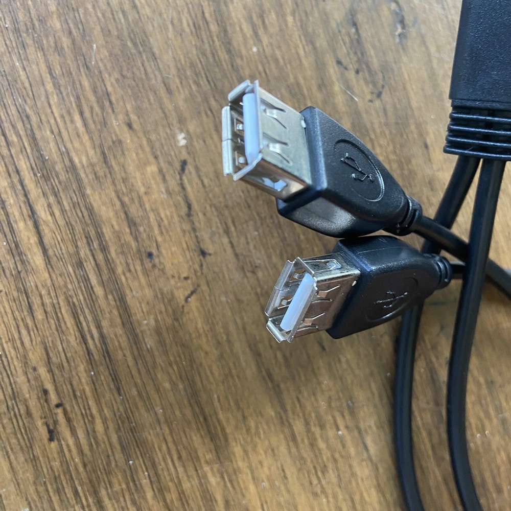 USB A splitter data cable for Tesla model 3 2017 2018 2019 model year power cord
