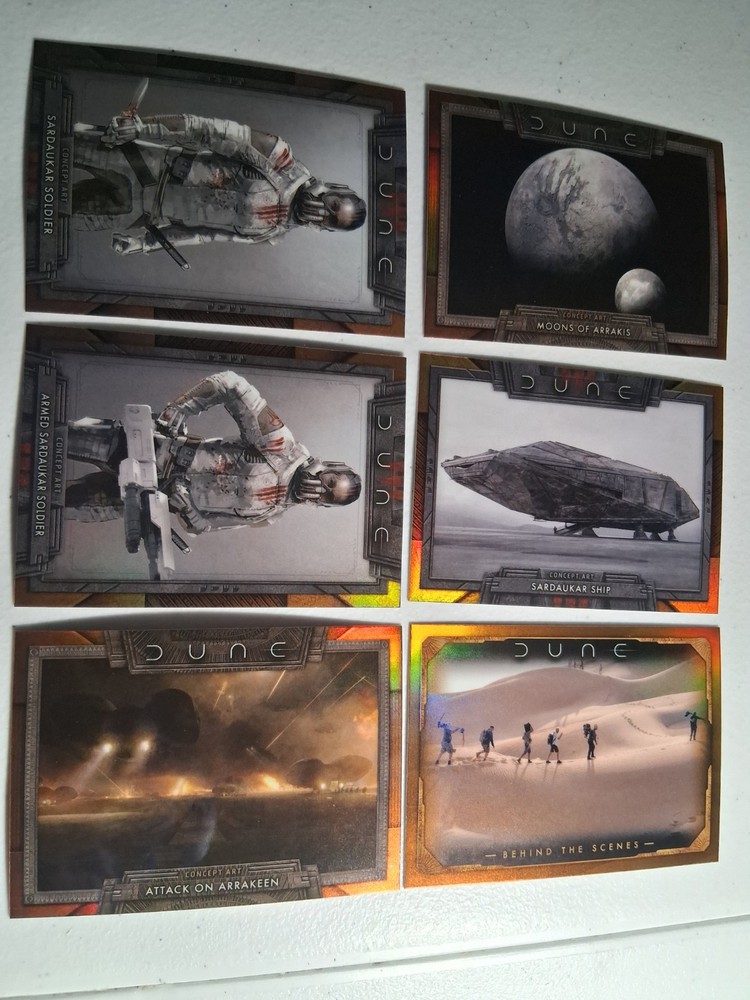 2024 TOPPS CHROME DUNE - INSERT SINGLES -YOU CHOOSE ONE