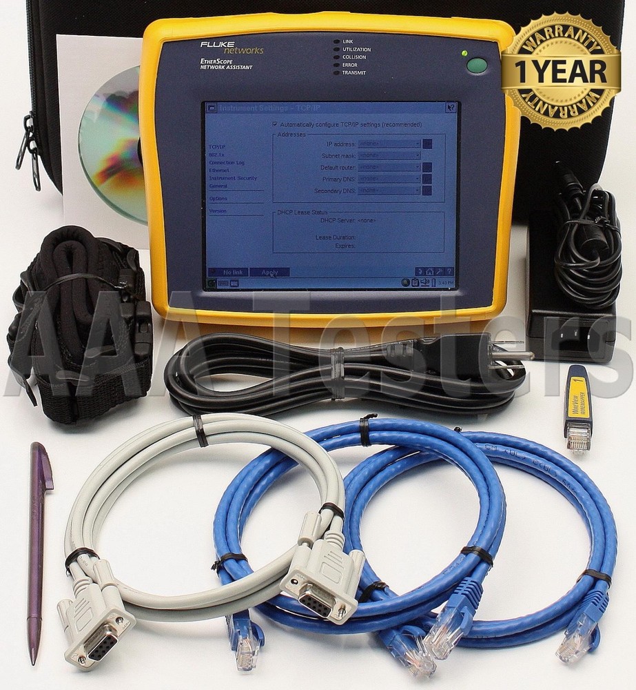 Fluke Networks EtherScope Series I Network Assistant w/ LAN Option