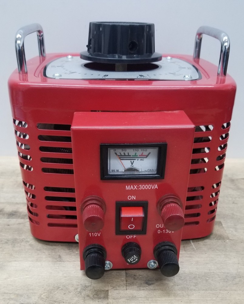 30 Amp Variac Transformer 3000VA 0-130V Enclosed Adjustable (READ)