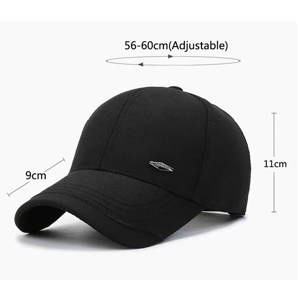 Retro Structured Baseball Cap Low Profile Plain Golf Hats Adjustable Cotton D...