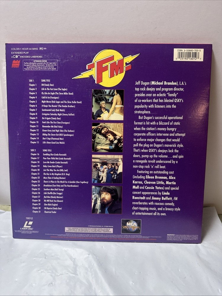 FM (Laserdisc, 1991) Michael Brandon