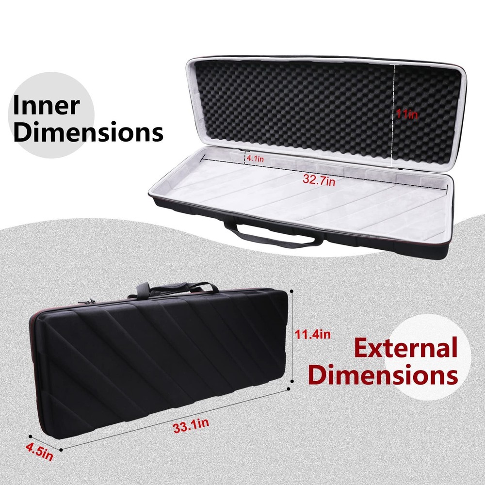 LTGEM Controller Case for Alesis V49 MKII USB MIDI Keyboard Controller, Hard ...
