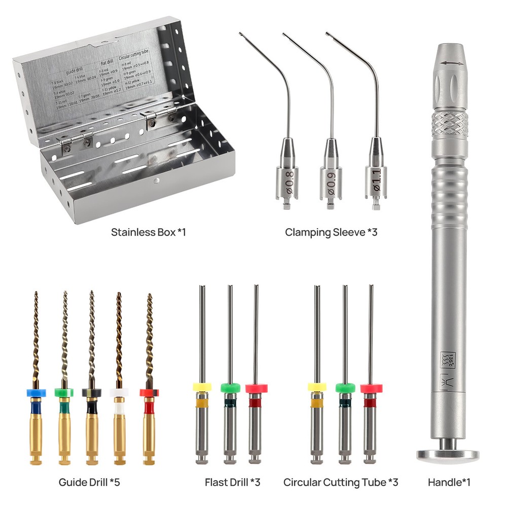Dental Broken File Extractor Endodontic File Removal System Kits Endo Root Canal