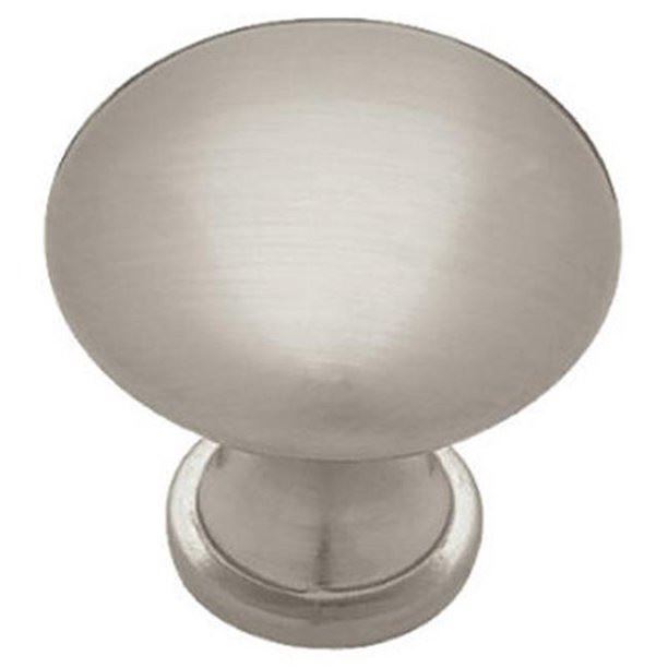 (2 Pack) 1-1/4" Garrett Knob Satin Nickel