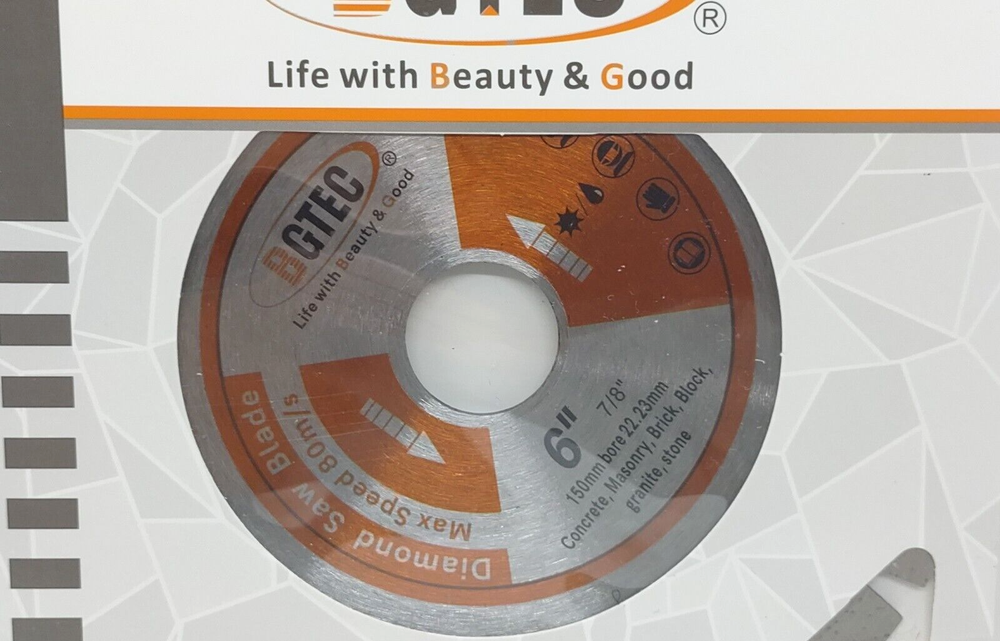BGTEC Diamond Blade Diamond Technology 6"/150mm