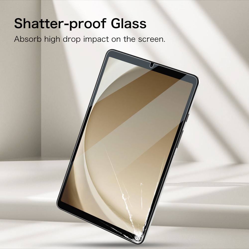 [2 Pack] Tempered Glass Screen Protector for Samsung Galaxy Tab A9 / Tab A7 lite