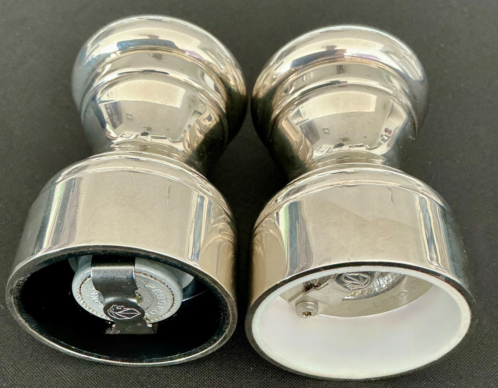 🔥Look New! Peugeot Mignonette Bistro Hi Quality Heavy Silver Salt&Pepper Mills