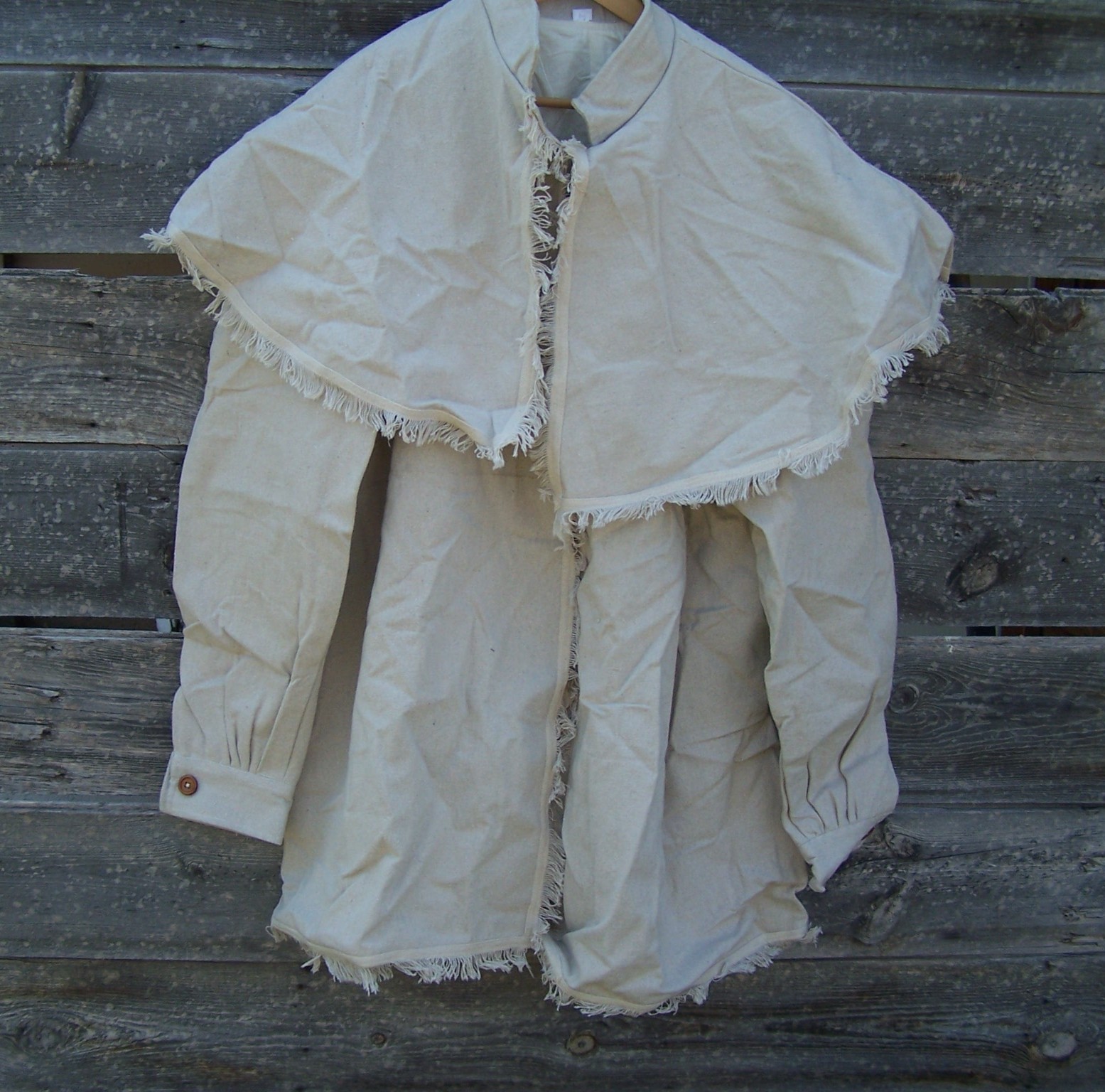 Revolutionary War Civilian Militia Canvas Frock Coat 46