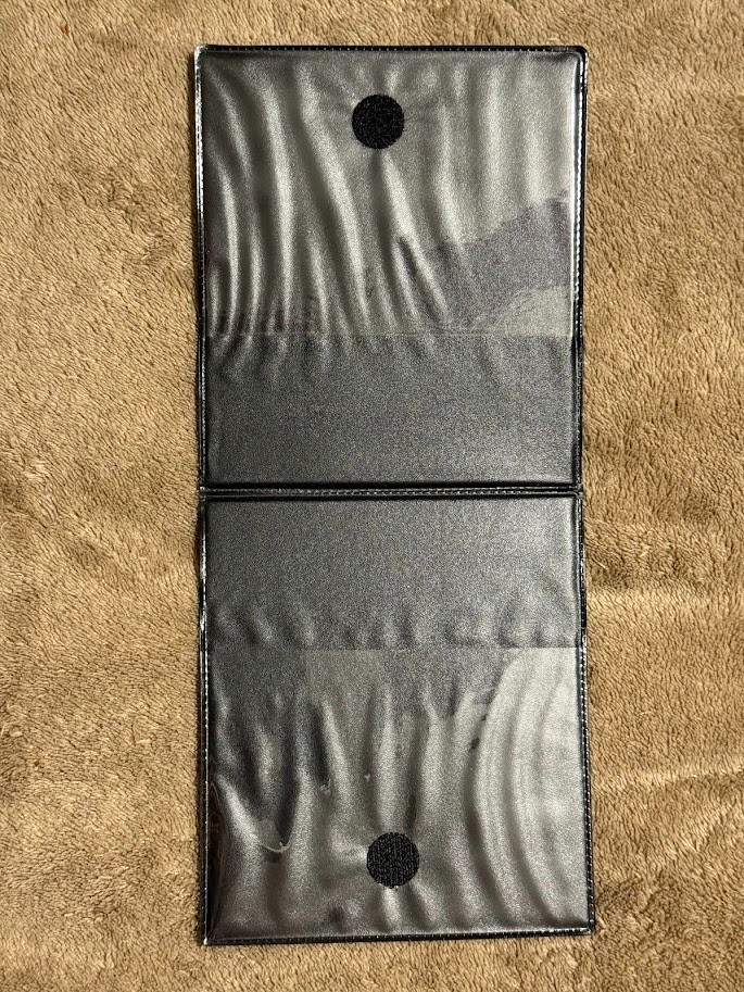 Auto Registration and Insurance Holder Folder Black