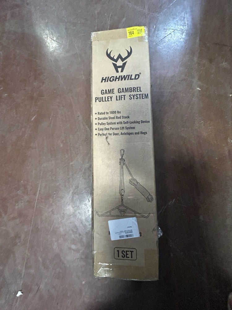 Game Gambrel Pulley Lift System