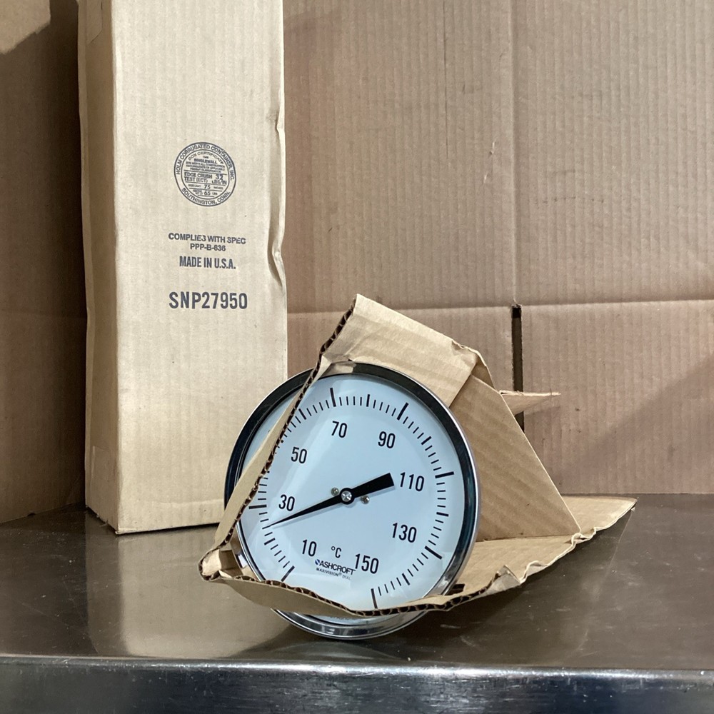 ASHCROFT 5" Bimetal Thermometer 12" Stem