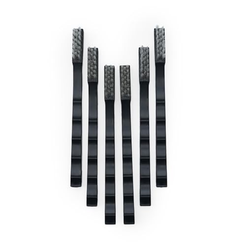 6-Pack Toothbrush Style Brushes - Professional Detailing Brush Set, Car