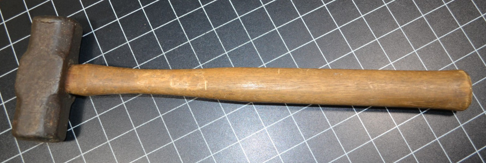 TRUE TEMPER - DOUBLE FACE ENGINEERS' HAMMER - 4# - ORIGINAL HANDLE
