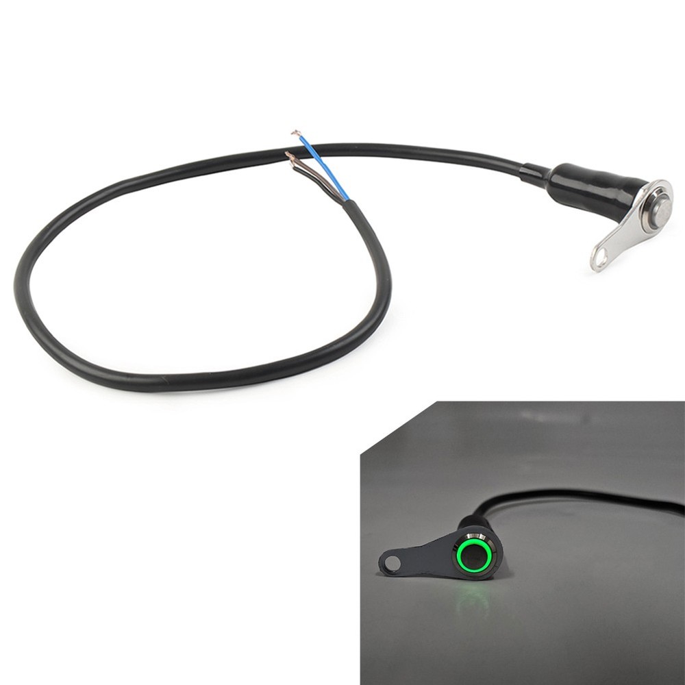 LED Switch ON/OFF Handlebar Mount Push Button 12V Headlight Fog Light C Green