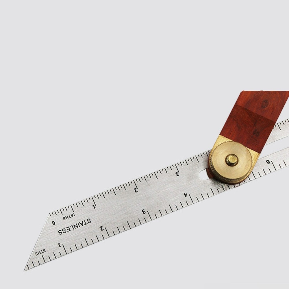 Adjustable Bevel Angle Ruler Horizontal Sliding Wood Marker Measuring Tool