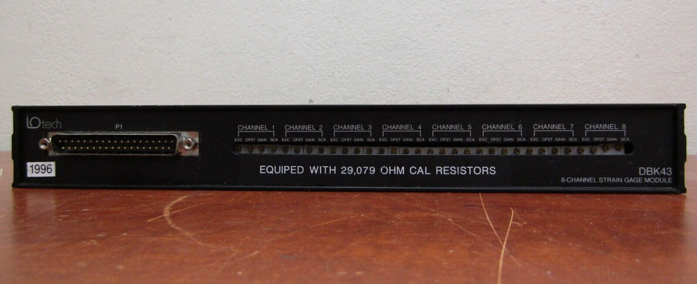 Iotech DBK43A 8-Channel Strain Gage Module