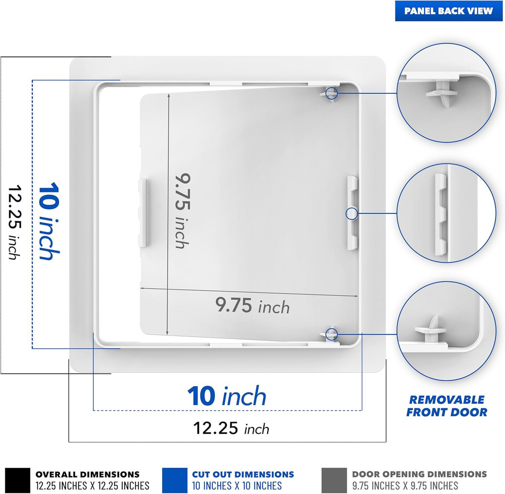 10X10 Access Panel for Drywall Plumbing Access Panel Ceiling Access Panel Drywal